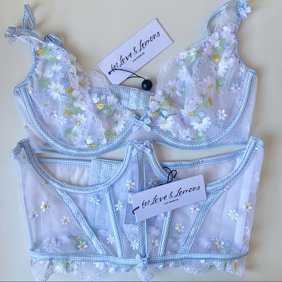 2PIECE For Love & Lemons Charlie Embroidered SET - Picture 2 of 13